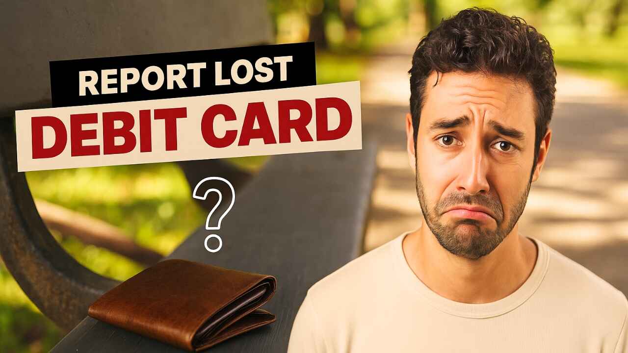 report lost debit card